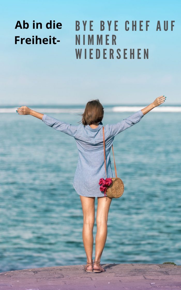 Ab in die Freiheit bye bye Chef  PLR Rechte